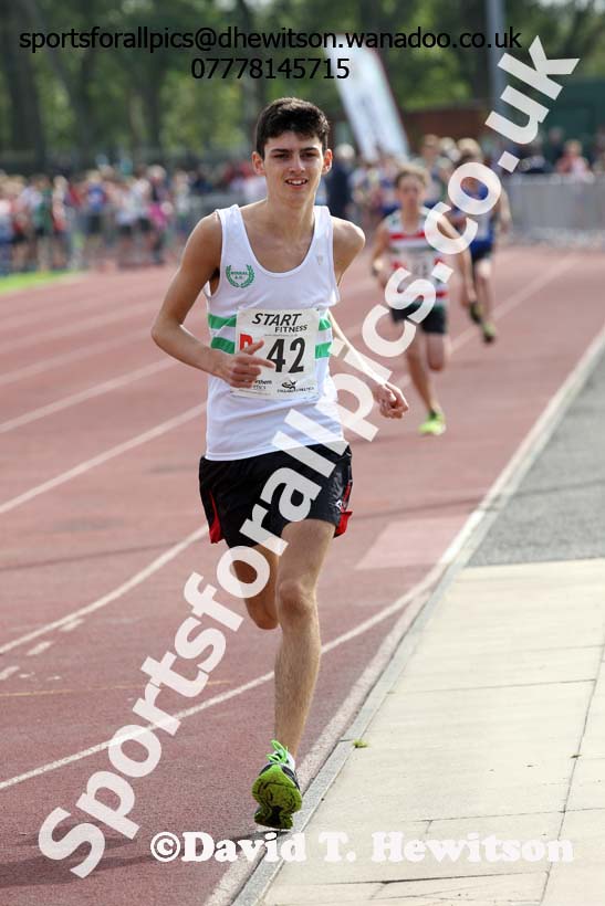 Boys under-15s, Northern Road Relays, Blackpool. Photo: David T. Hewitson/Sports for All Pics
